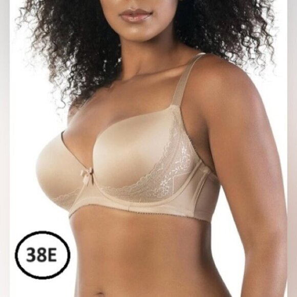 Parfait - Ladies Wired Seamless T-shirt Bra - European Nude. Size: 38DDD (US). - Picture 1 of 12